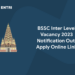 BSSC Inter Level Vacancy