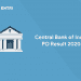 Central Bank of India PO Result 2020