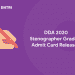 DDA 2020 Stenographer Grade d Admit card released