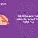 GSSSB Supervisor Instructor Admit Card 2020 Out