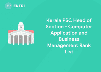 Kerala PSC Head of Section Rank List