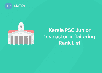 Kerala PSC Junior Instructor in Tailoring Rank List