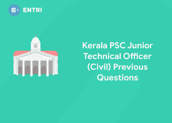 Kerala PSC Junior Technical Officer (Civil) Previous Questions