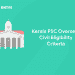 Kerala PSC Overseer Civil Eligibility Criteria