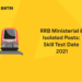 RRB Ministerial and Isolated Skill Test Date 2021