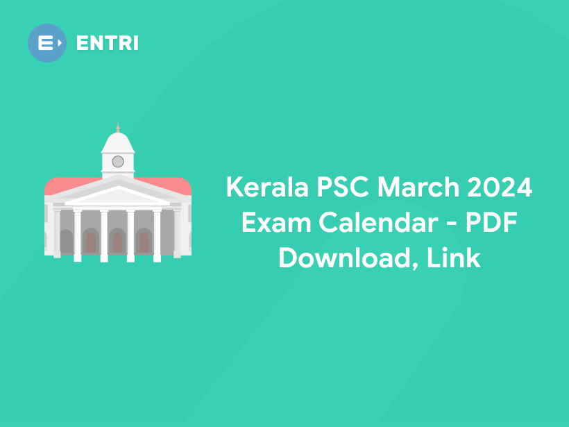 Kerala PSC Exam Calendar March 2024 PDF Download