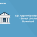 SBI Apprentice Result 2022 – Direct Link to Download