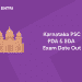 Karnataka psc FDA SDA exam date out