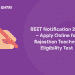 REET Notification 2021 – Apply Online for Rajasthan Teachers Eligibility Test