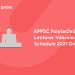 APPSC Polytechnic Lecturer Interview Schedule 2021 Out