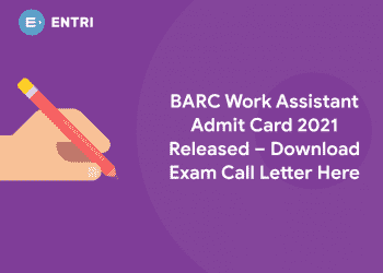 BARC Work Assistant Admit Card