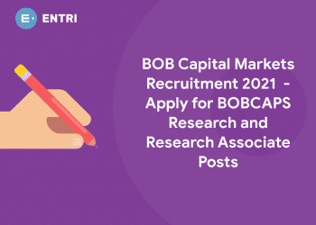BOB Capital Markets Recruitment 2021 - Apply for BOBCAPS Research and Research Associate Posts