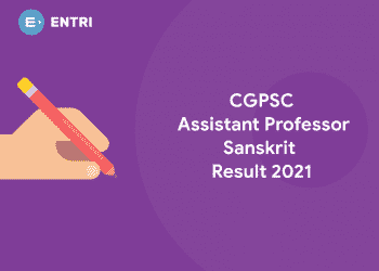 CGPSC Assistant professor Sanskrit result 2021