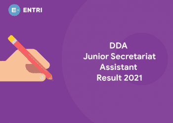 DDA Junior Secretariat Assistant Result 2021