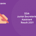 DDA Junior Secretariat Assistant Result 2021