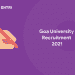 Goa University Recruitment 2021