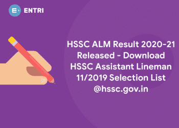 HSSC ALM Result 2020-21 Released - Download HSSC Assistant Lineman 11/2019 Selection List @hssc.gov.in