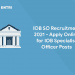 IOB SO Recruitment 2021