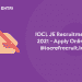 IOCL JE Recruitment 2021