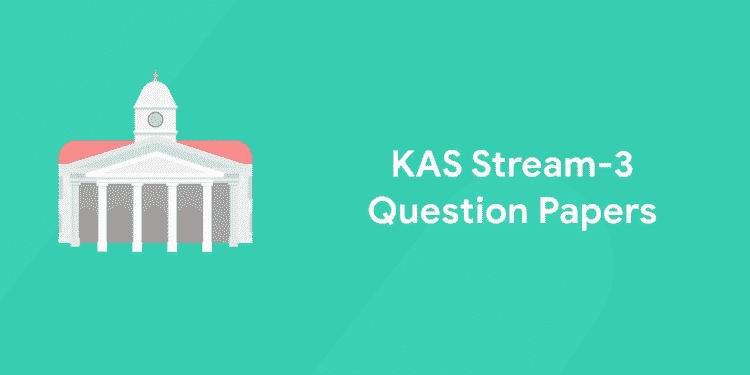KAS Stream 3 Question Paper