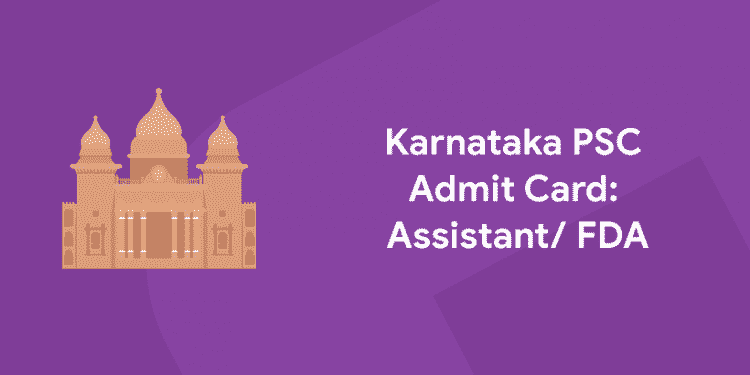 KPSC Admit Card
