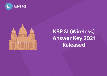 KSP SI (Wireless) Answer Key 2021 Released