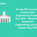 Kerala PSC Lecturer in Electronic Engineering Answer Key 2021