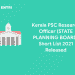 Kerala PSC Research Officer Shortlist 2021 Released