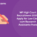 MP High Court Recruitment 2021 - Apply for Law Clerk cum Research Assistants Posts