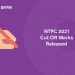 NTPC Cut Off Marks Released