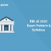 RBI JE exam pattern & syllabus