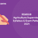 RSMSSB Agriculture Supervisor Syllabus and Exam Pattern