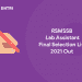 RSMSSB Lab Assistant Final Selection List 2021 out