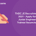 THDC JE Recruitment 2021