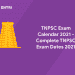 TNPSC Exam Calendar 2021