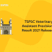 TSPSC Veterinary Assistant Provisional Result 2021 Released