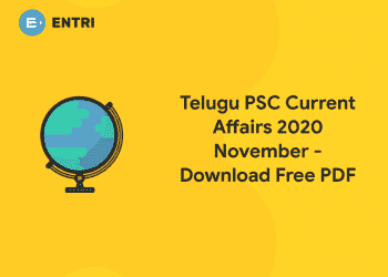 Telugu PSC Current Affairs november 2020