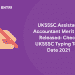 UKSSSC Assistant Accountant Merit List Released: Check UKSSSC Typing Test Date 2021