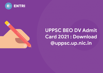 UPPSC BEO DV Admit Card
