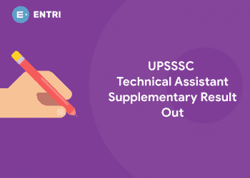 UPSSSC technical Assistant Supplementary Result Out