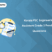 Kerala PSC Engineering Assistant Grade 3 Previous Questions