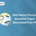 KAS Mains Previous Question Paper - Download Free PDF