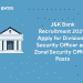 J&K Bank Recruitment 2021
