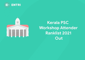 kerala psc Workshop attender ranklist 2021 out