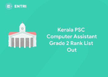 kerala psc computer assistant Grade 2 Rank List out