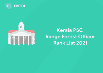 kerala psc range Forest Officer Rank List 2021