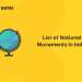 list of national movements in india