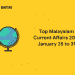 malayalam current affairs 2021 january 25 to 31