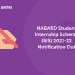 NABARD Student Internship Scheme SIS 2021-22 Notification