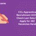 CCL Recruitment 2021